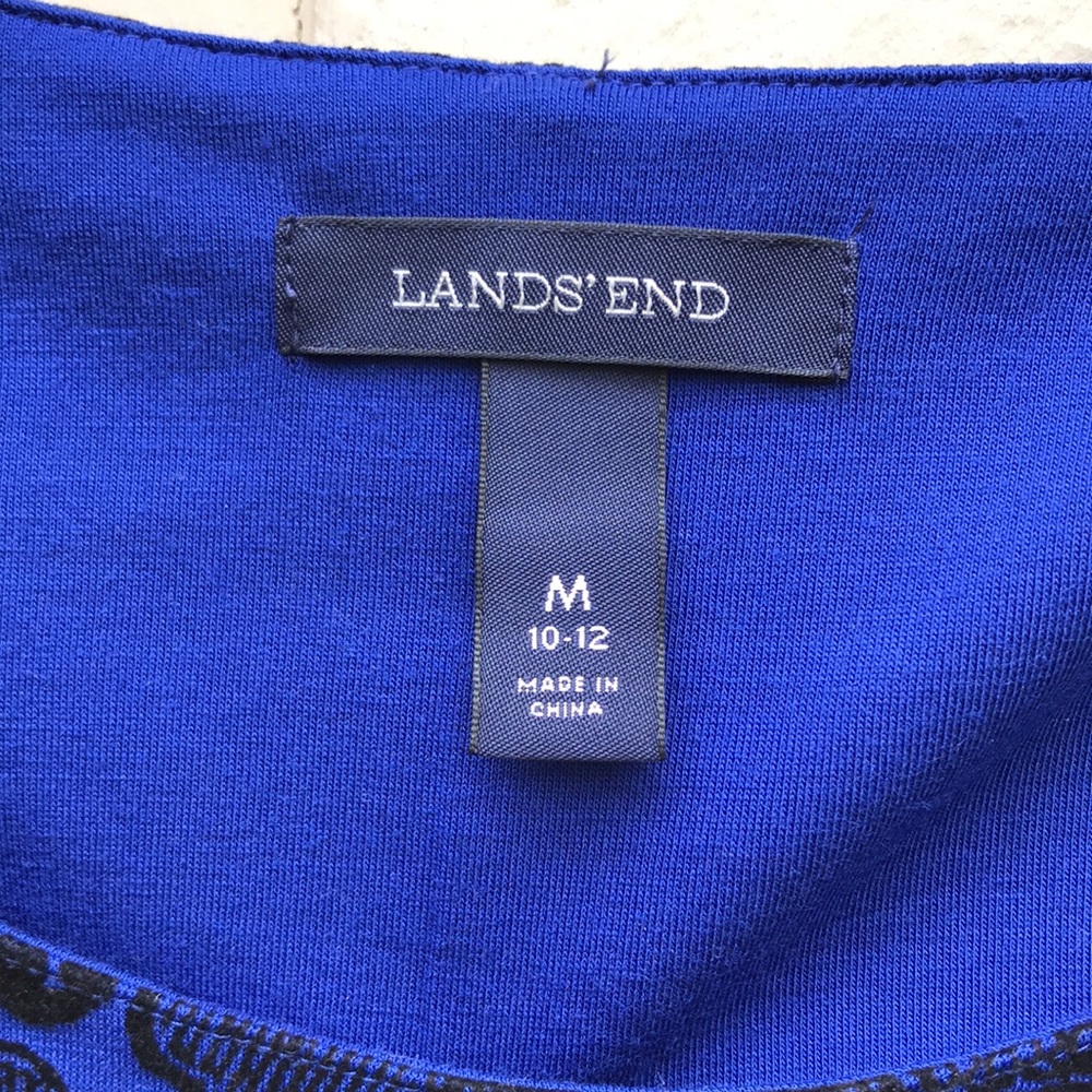 Blue & Black Lands' End Dress - Picture 3 of 6